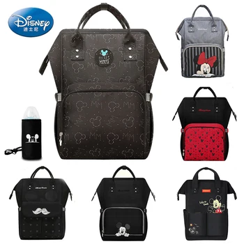 

Disney Mickey Baby USB Diaper Bags Backpack Mommy Bag Travel Large Capacity Mommy Bag for Baby Multifunctional Baby Stroller Bag