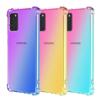

Shockproof Case For Samsung Galaxy A51 A70 A71 A50 A40 A30 A20 A10 Color Silicone cover For S20 S7 S8 S9 S10 Plus s10e Note 10 9