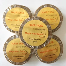 30 рулонов 1 см* 3 ярдов немецкие волосы для наращивания TATA волшебная лента для наращивания волос на ленте/парик на шнурке/парик