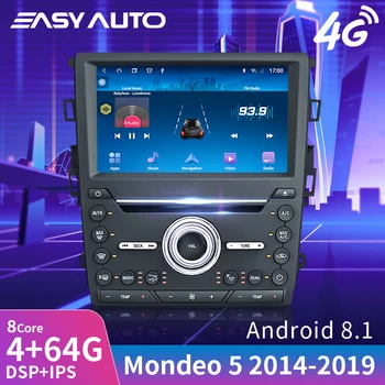 

Car Radio Stereo for Ford Mondeo Fusion 2015-2019 Multimedia Video Player GPS Navigation Android 8.1 Double Din FM Blutooth