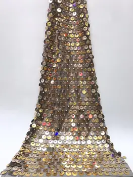 

African net Lace Fabric for wedding dress J-8943 super quality African Tulle embroidered Lace Fabric