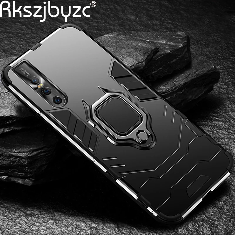 Чехол из ТПУ для vivo V17 V15 V11 V11i S1 Pro чехол-бампер с магнитным кольцом Neo Z3 Z3i