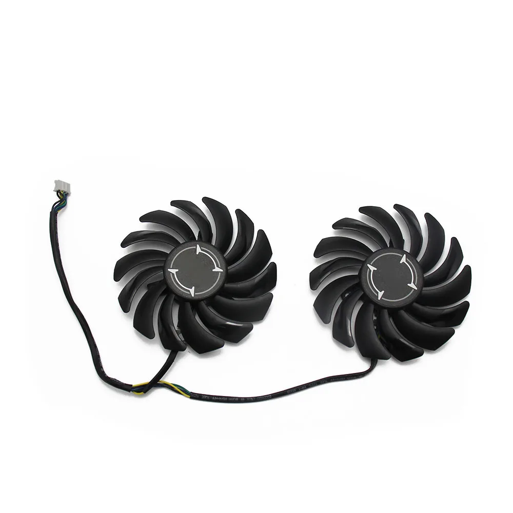 2 unids/lote PLD09210B12HH 4Pin RX580 P106-100 mineria ventilador para MSI RX 470 480 570 580 armadura de gradicos Video d | Компьютеры и