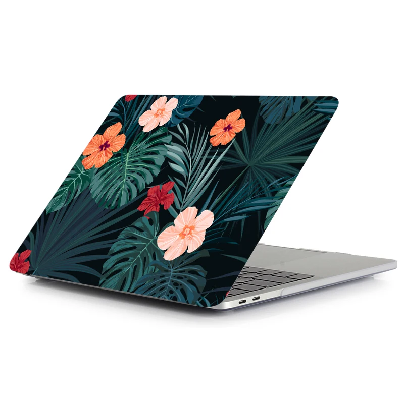 Чехол MTT с принтом тропических растений для Macbook Air Pro retina 11 12 13,3 15,4 дюймов, чехол с сенсорной панелью для mac book Pro 13 15, сумка для ноутбука
