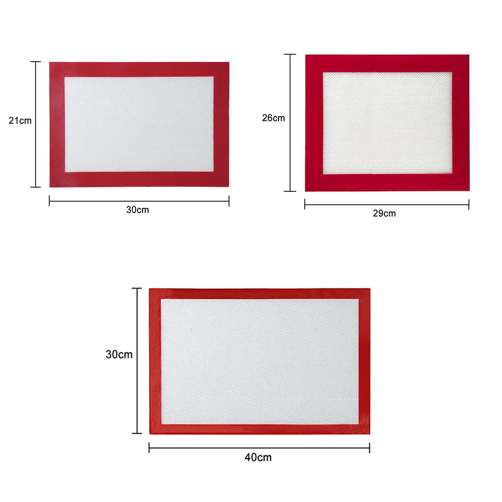 Silicone baking mat for bake pans macaroon pastry cookie bread non-stick oven sheet liner kitchen bakery tools silicone baking mat oven liner silicone baking tray
