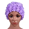 Women Flowers Swimming Caps Three-dimensional Flower Petals Design Bath Female Cap Ladies Swim Cap for Long Hair 6