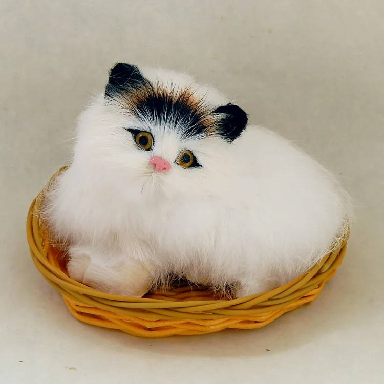 Специальное предложение модель кошка детская модель котенок кошка плюшевая игрушка офис настольные украшения подарок
