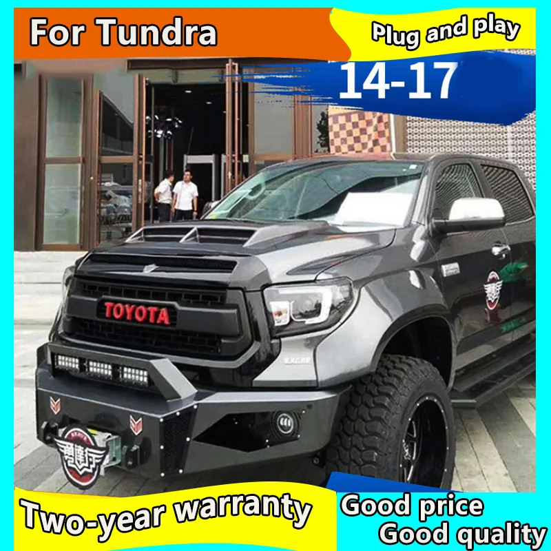 Головной фонарь для Toyota Tundra- светодиодный фары для- Sequoia светодиодный фонарь bi-Xenon светодиодный DRL фара в сборе