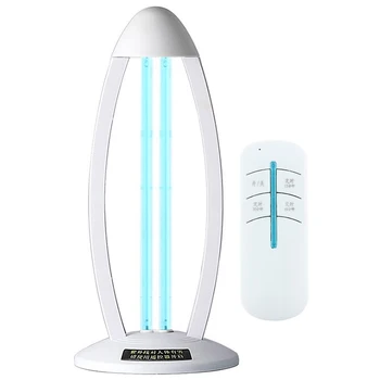 

36W UV Germicidal Disinfection Lamp, Household Portable with Ozone, Remote Control, Regular UVC Disinfection Lamp(US Plug)