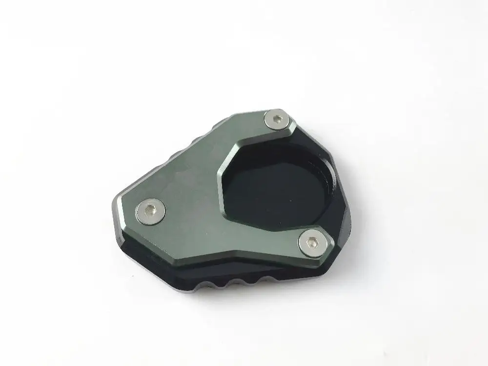 TWISTER. CK мотоцикл CNC алюминиевая боковая подставка увеличитель пластина подножка увеличение расширение для KAWASAKI NINJA400 - Цвет: gray