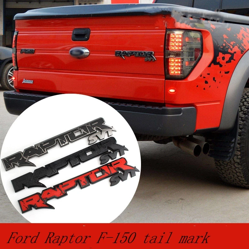 Car-Tailgate-Decoration-ABS-Patch-Words-label-RAPTOR-SVT-Alphabet-Emblem-Badge-For-Ford-F-150