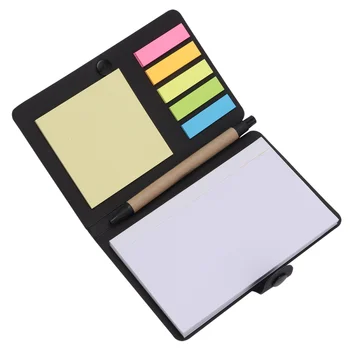 

1 Set Sticky Notebook Kraftpaper Combined Button Type Self-Stick Sticky Notes Sticky Book Notepads for Office Worker Teacher
