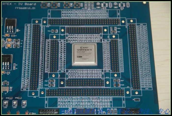 Для Xilinx Virtex 4 XC4VSX35 минимальная системная плата разработки Экспериментальная |