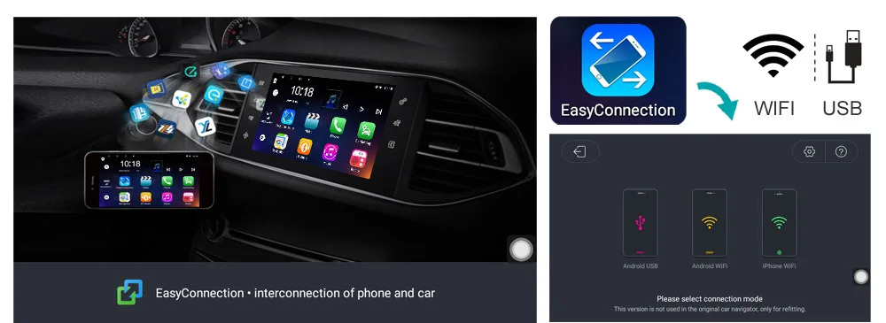 Discount SINOSMART 2.5D IPS/QLED 1G/2G Car GPS Navigation Player for Ford Kuga Escape C-Max 2013-2015 32EQ DSP, 4G SIM Card Slot Optional 8