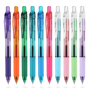 

Pentel EnerGel Liquid Color Gel Pen BLN105 Quick Drying Pen Press Rollerball 0.5mm Metal Needle Tip Pen Office School Supplies