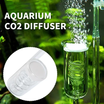 

Aquarium CO2 Diffuser Glass Tank Bubble Atomizer Reactor Solenoid Regulator Moss CO2 Atomizer for 60~300L Plants