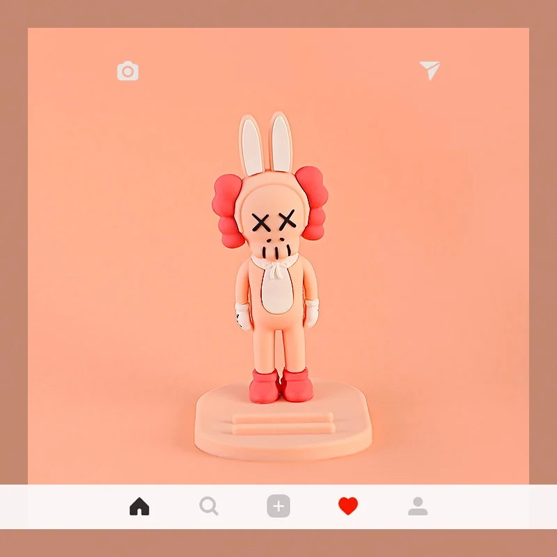 Kawaii Прекрасный держатель для телефона милый мультфильм поддержка подставка для мобильного телефона планшеты Настольный держатель дизайн высокое качество отделки - Цвет: 001