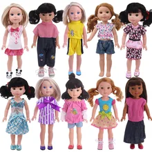 

Doll Dress Clothes Accessories Fits 14.5 Inch Wellie Wisher&Nancys&32-34cm Paola Reina Russian Toys,Children's Girls Toys