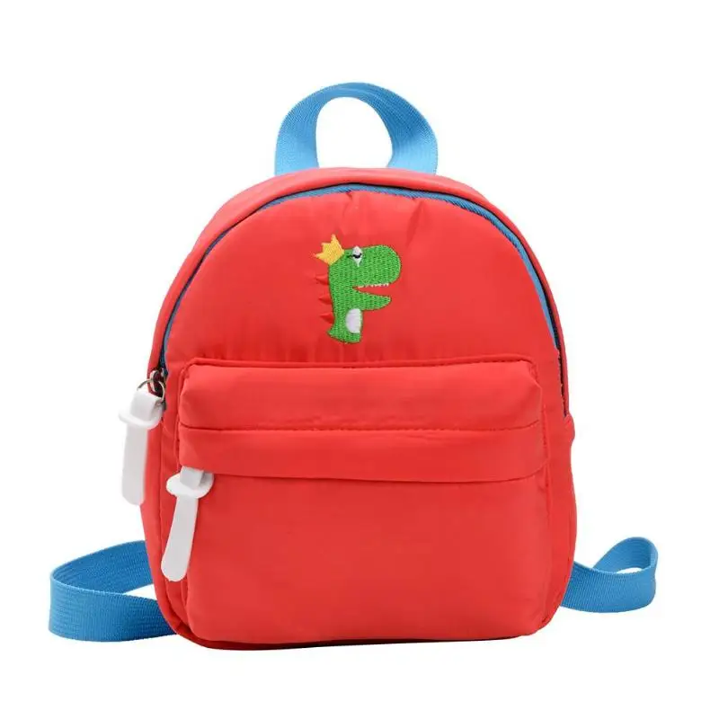 Crocodile Backpacks Kids Cartoon Boy Girls School Bag Waterproof Cartoon Animal Bag Baby Boy Girl Backpack Schoolbag Rucksack - Цвет: Red