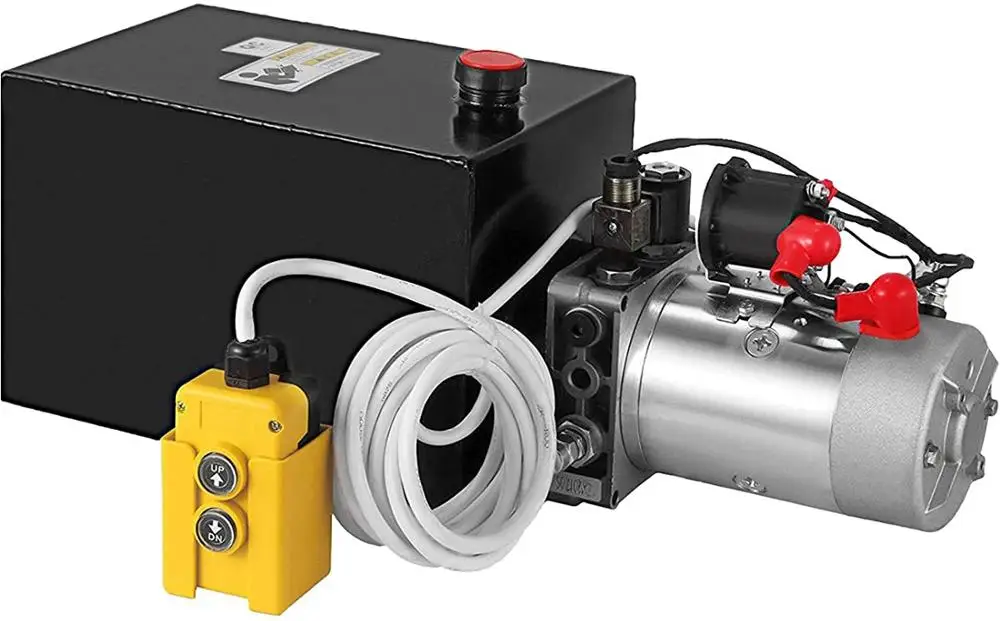 8 Quart DC 12V гидравлический насос блок Питания Пакет двойного действия самосвал