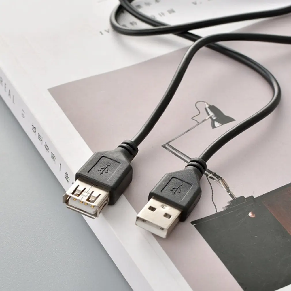 Usb удлинитель черный и белый маленький медный вентилятор Usb2.0 A Male To A Famle