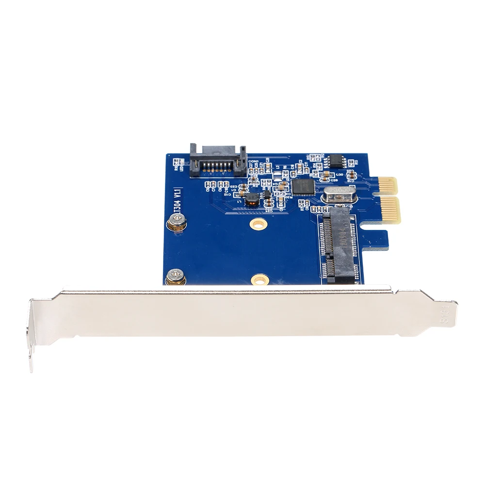 PCIe к MSATA SSD и SATA3.0 комбинированный контроллер карты расширения конвертер для ПК рабочего стола