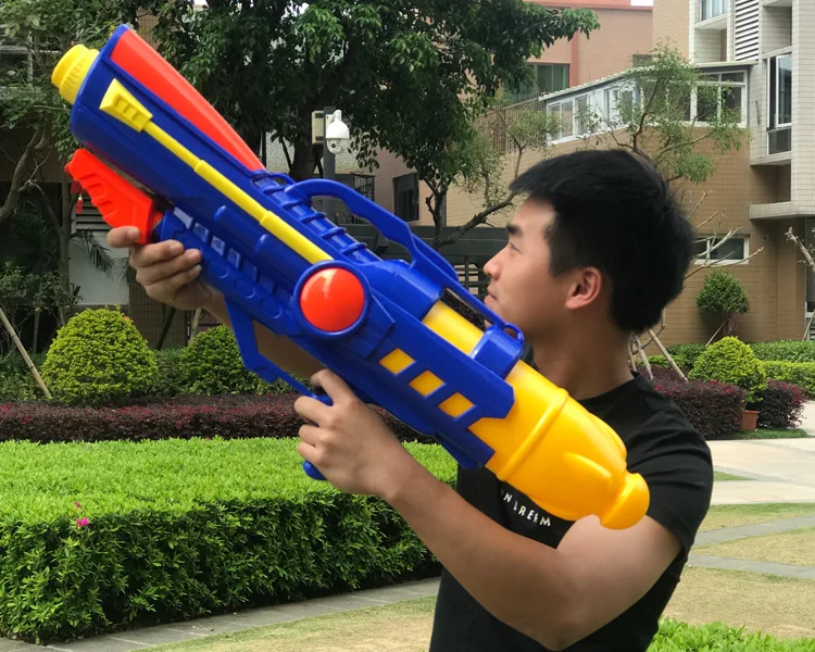 Children Toy Water Gun Beach Cheer Backpack Water Pistol Baby Water Spouting High Pressure Play with Water Boy Zi Mini Women's