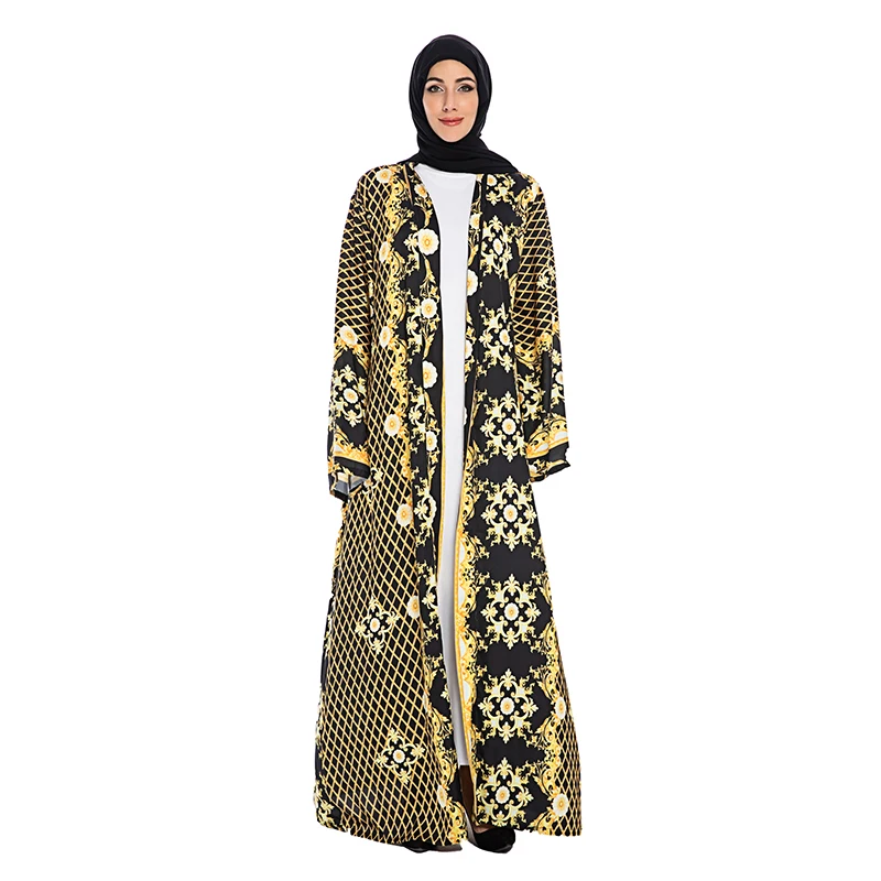 Abaya Дубай кимоно турецкое мусульманское платье хиджаб jilbaw ислам ic одежда Абая для женщин Восточный халат из марокена кафтан халат ислам Djelaba