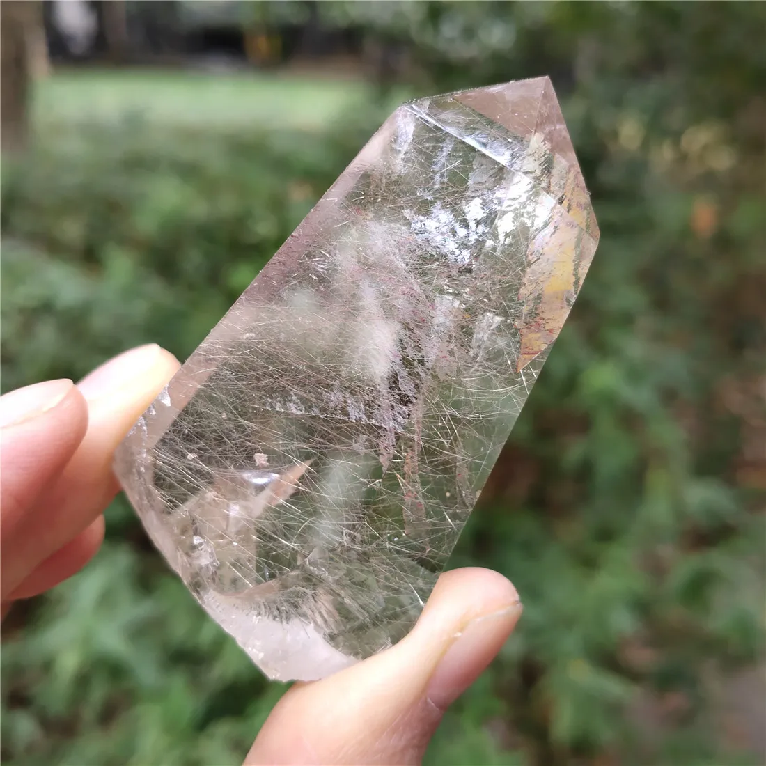 Рутил Кристалл башня камень остров Wicca Декор натуральный кварц кристаллы Cristal Пьер медитация Cristaux для исцеления чакр с помощью рейки