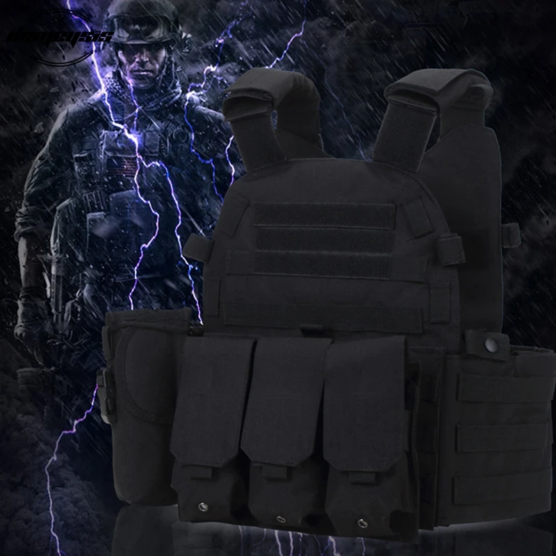 6094 жилеты военная одежда армейский жилет Мультикам камуфляж Molle нейлон модульный жилет тактические боевые жилеты безопасности для охоты