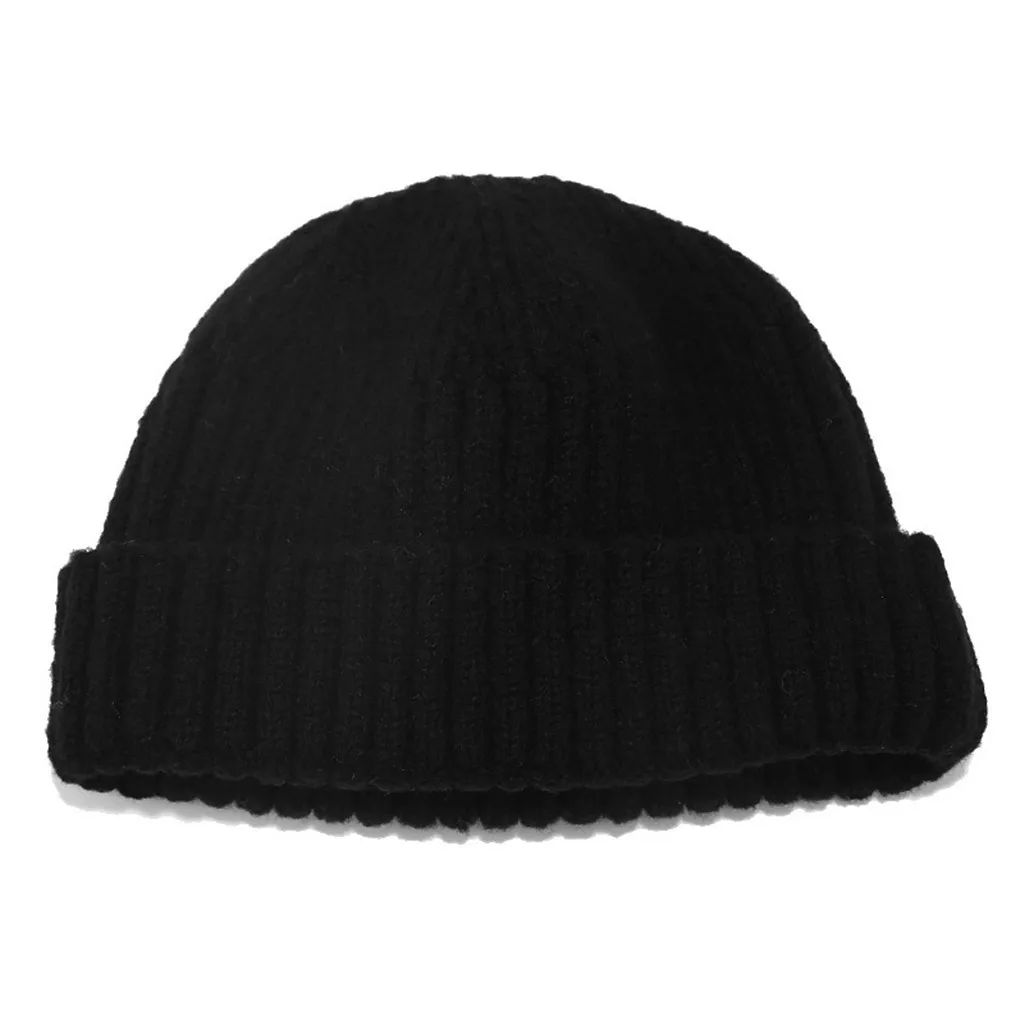 Womail зимние теплые безщеточные шапки шапка в стиле хип-хоп Skullcap уличная вязаная шапка женская мужская повседневная однотонная Тыква портативная Дыня Cap821