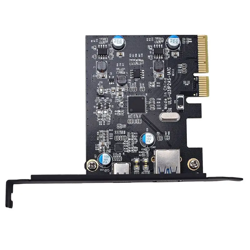 PCI E Express для USB 3 1 Gen 2 (10 Гбит/с) тип A + Тип C Плата расширения Asmedia чипсет Windows 7/8/8 1/10/Linux
