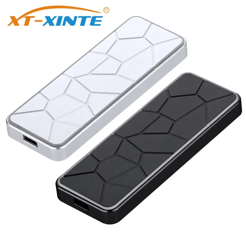 

XT-XINTE SSD Enclosure USB 3.1 to M.2 NVME PCIe / M2 M-Key SATA to Type C Adapter Card Mobile Hard Disk for NGFF SATA SSD