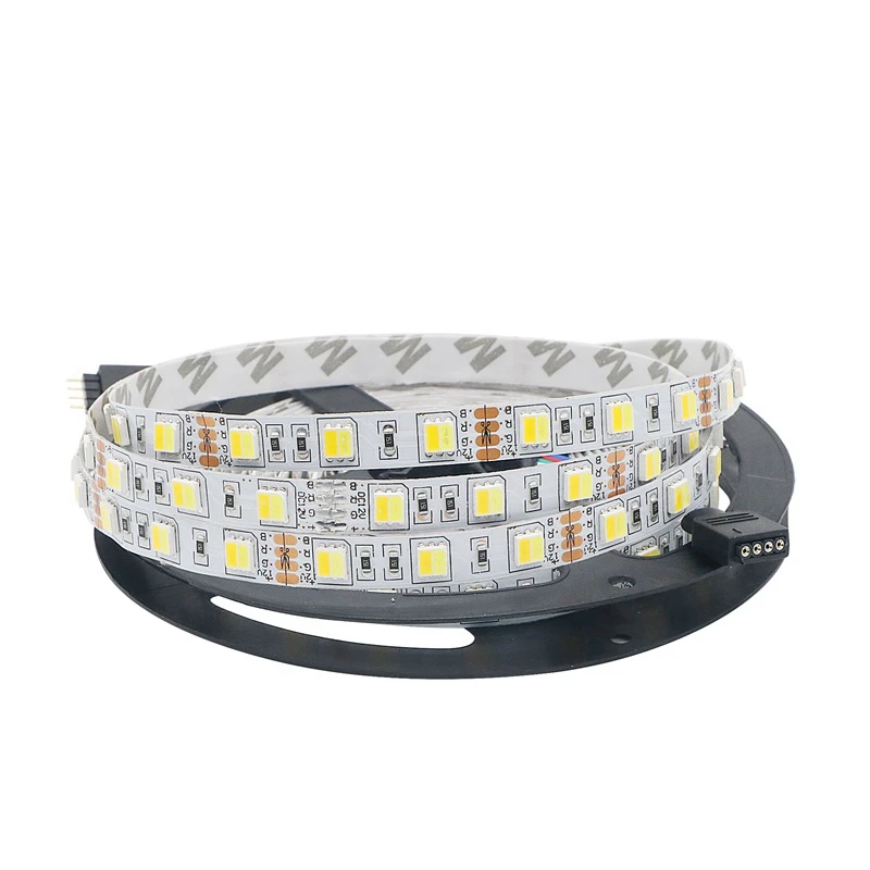 

SZYOUMY 2 IN 1 5050 LED Strip IP20 IP65 Color Temperature Adjustable DC12V/ 60LED/M CCT Ledstrip Light Dimmable Fast Shipping