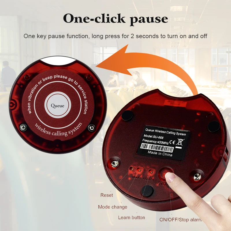 Retekess SU 668 ресторан пейджер с 10 пейджеры Buzzers Max 999 Beepers для еды грузовик клиника