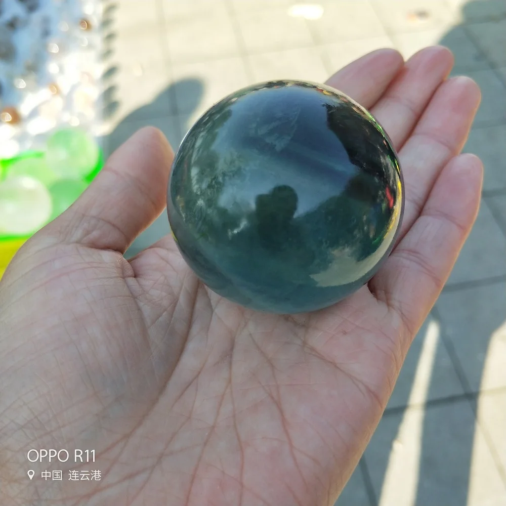Purple Fluorite 50 мм Хрустальный шар натуральный зеленый флюорит и фиолетовый флюорит шар Сфера кварцевый кристалл минеральное Исцеление подарки - Цвет: Purple Fluorite