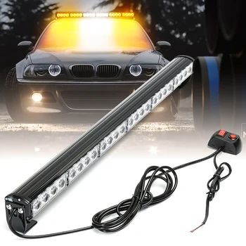 

Traffic Advisor Strobe Emergency Flash Light Bar 24LED Universal Vehicle Warning Flashing Light Auto Car Truck Signal Lamp Light