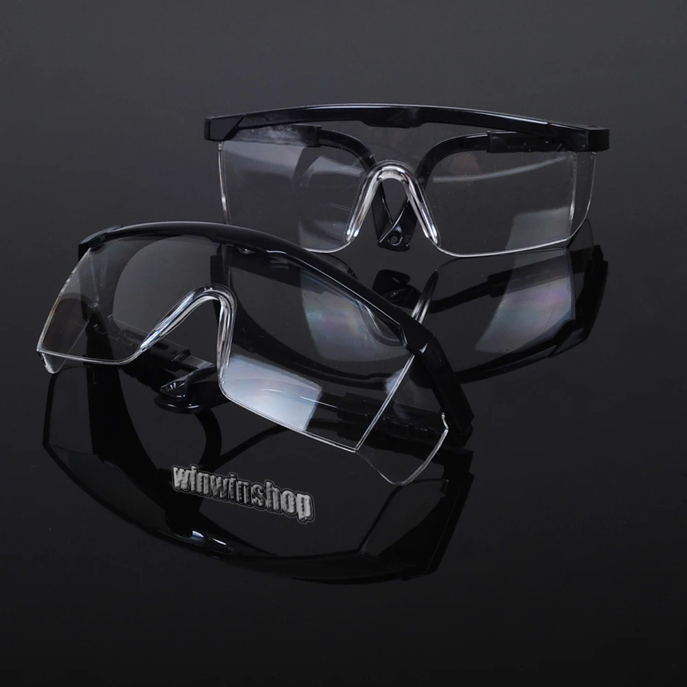 

2Pcs Dental Black Protective Eye Goggles Safety Glasses