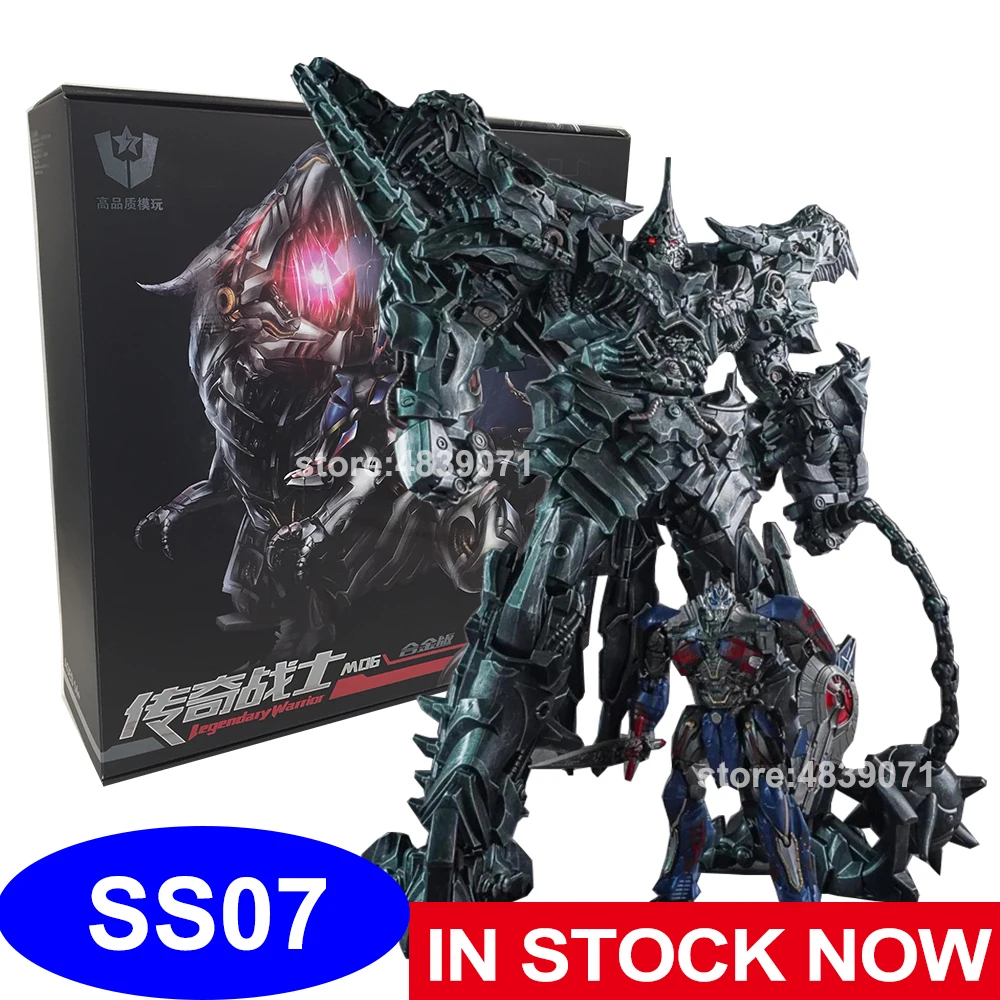 WJ фигурка игрушки SS07 M06 увеличенный сплав с коробкой легендарный воин Гримлок тираннозавр G1 трансформация деформации