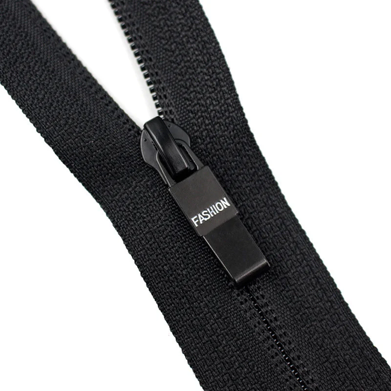 

Concealed Long Zipper Strip, Nylon Down Jacket, Single-Head Reversed Reverse, No. 5