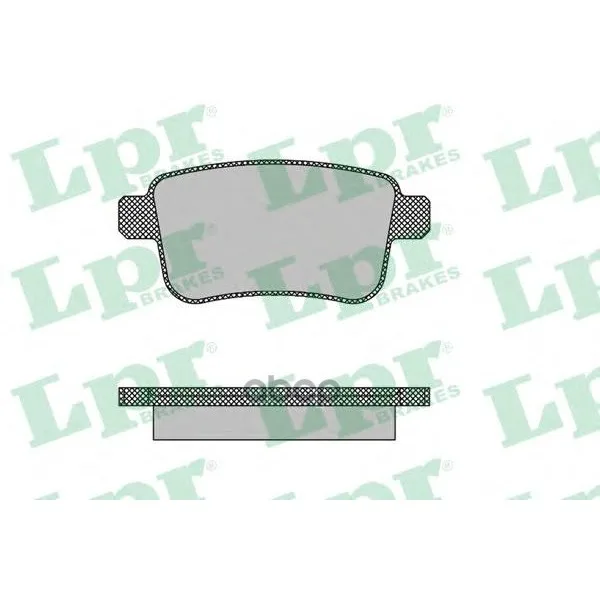 Колодки Тормозные Renault Kangoo 08- Задние Lpr 05p1487 Lpr арт. 05P1487