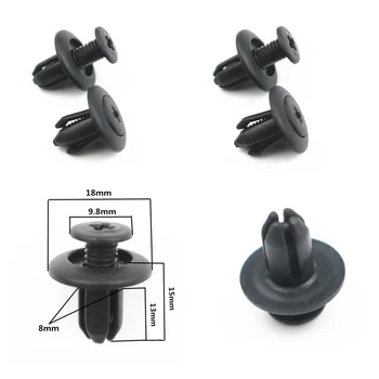 

8mm Auto Fasteners Bumper Rivet Fixing Clip for Chevrolet Cruze Aveo Captiva Lacetti Mazda 3 6 2 Mitsubishi ASX Lancer Outlande