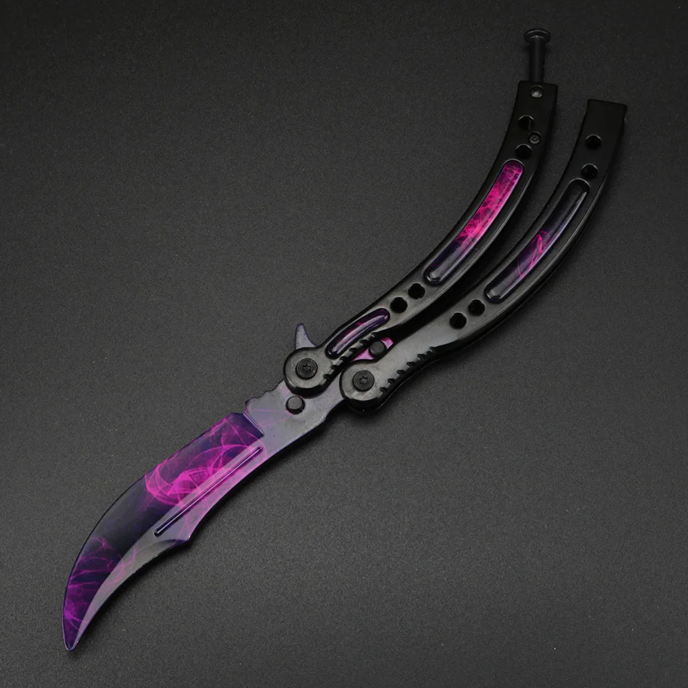 XUAN FENG Scythe, тренировочный нож, агент, практический небритый складной нож, нож-бабочка