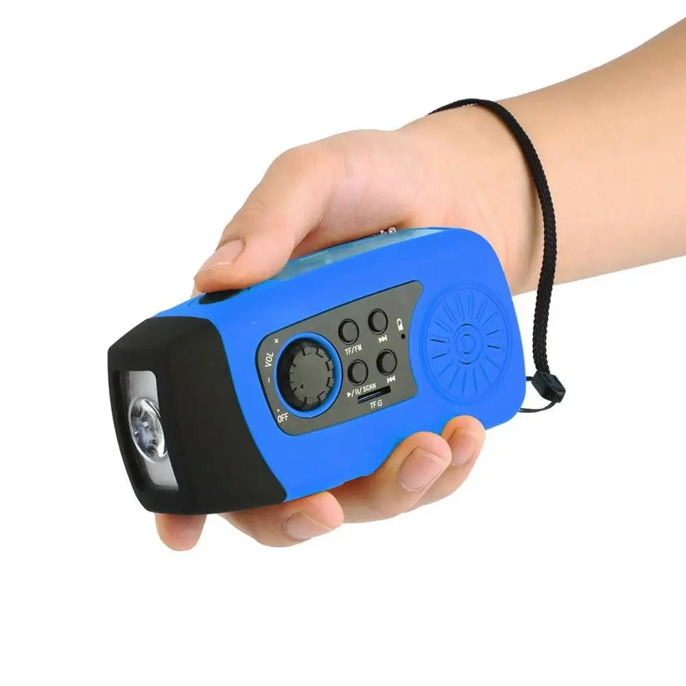 Портативный наружный Многофункциональный перезаряжаемый MP3 аудио музыкальный плеер FM радио фонарик громкоговоритель