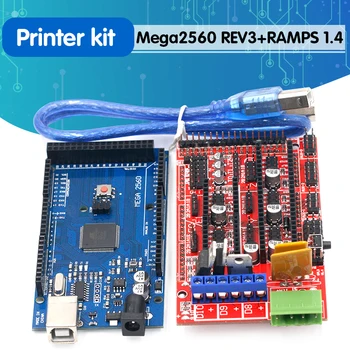 

Mega 2560 R3 Mega2560 REV3 + RAMPS 1.4 Controller for Arduino 3D Printer arduino kit Reprap MendelPrusa