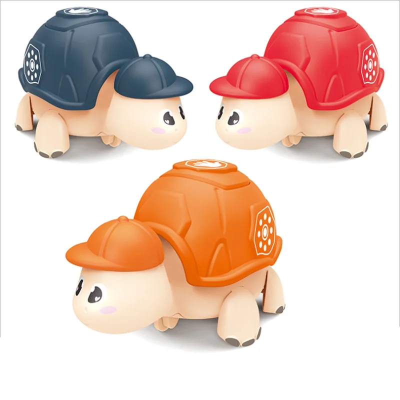 Explosive animal cute turtle snail car pull back car children Clockwork toy plastic neutral funny cartoon puzzle press toy gift