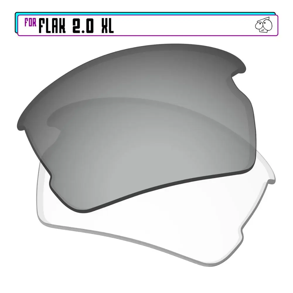 Ezreplace Flak 2.0 Xl Occhiali Da Sole Polarizzati Lenti Di Ricambio Per-Oakley-Eclipse Fotocromatiche