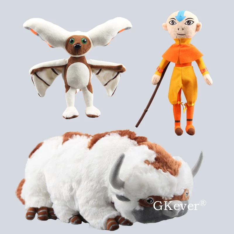 Роскошный Аватар Last Appa &amp Winged Lemur Momo плюшевая игрушка мягкие плюшевые животные