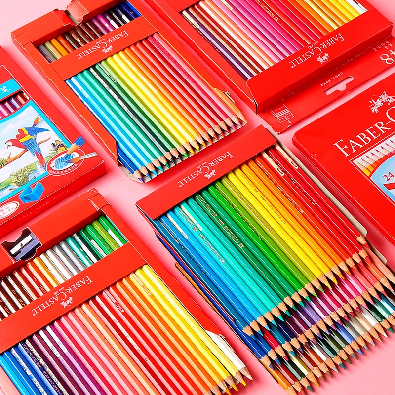 Faber Castell замок цветной карандаш маслянистый цвет свинцовая ручка заполнения