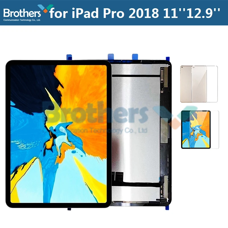 Schermo Lcd Per Tablet Per Ipad Pro 2018 Assemblaggio Display Lcd Da 11 ''Per Ipad Pro A1980 A1934 A1979 Pannello Touch Screen Digitizer Glass